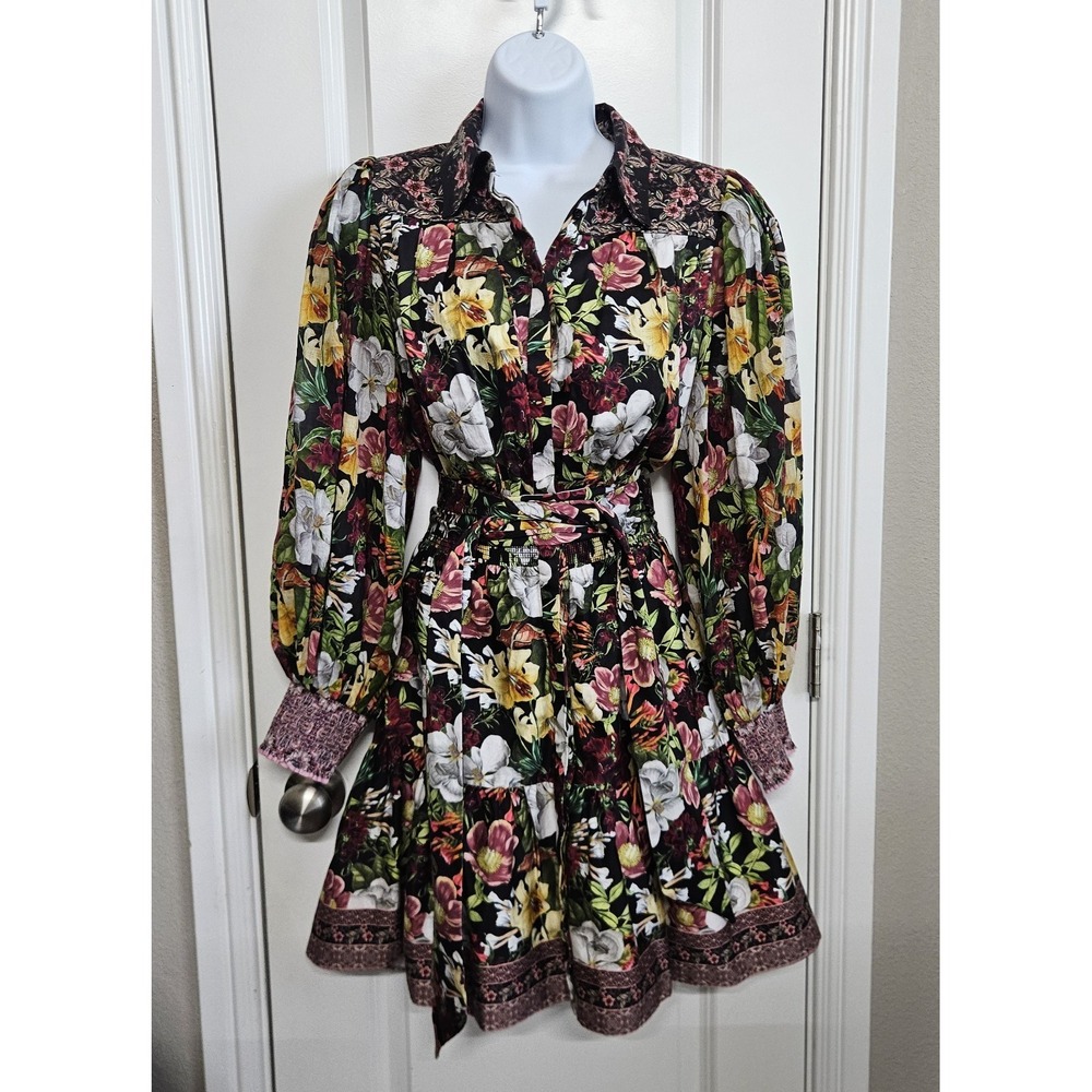 ALICE & OLIVIA Size 10 ANTONETTE  FLORAL Dress